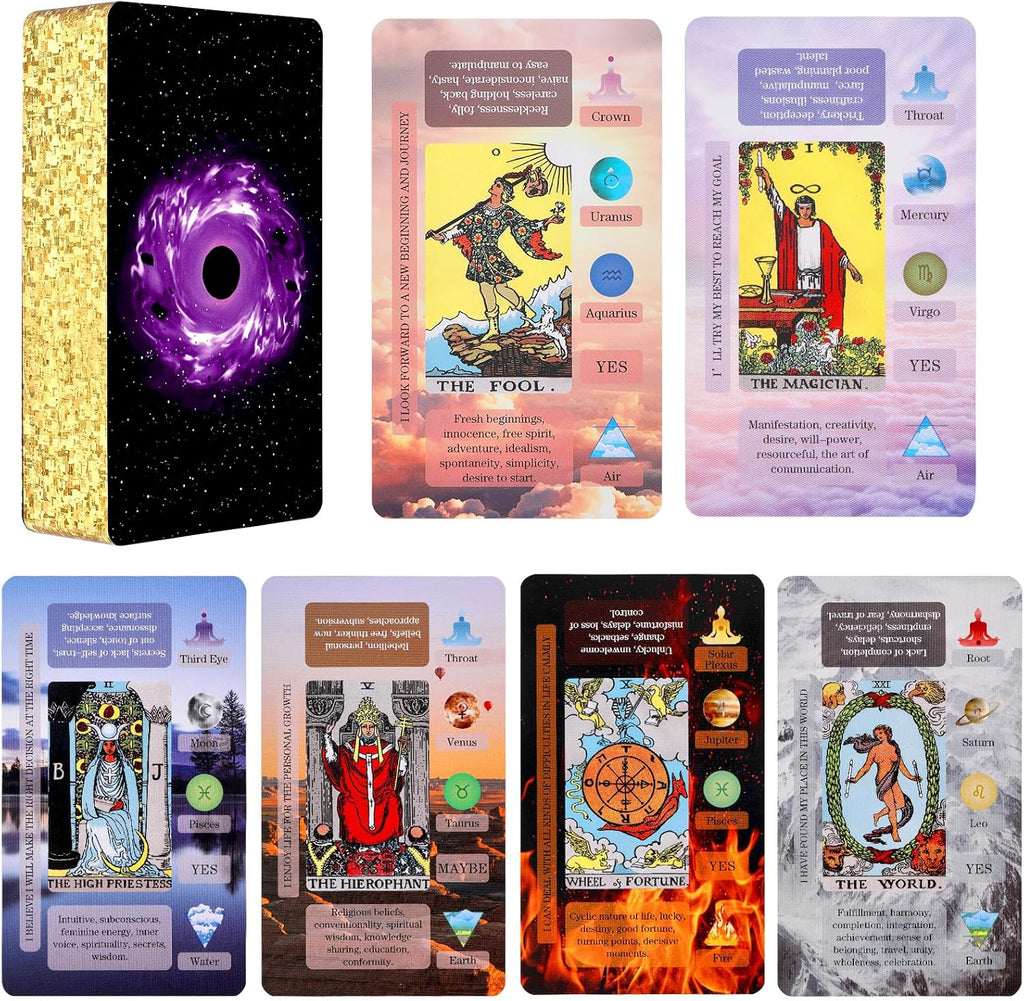 Xsylohxl Tarot Cards for Beginners front of box