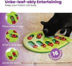 Close-up of swiveling leaf flippers and paw sliding pegs