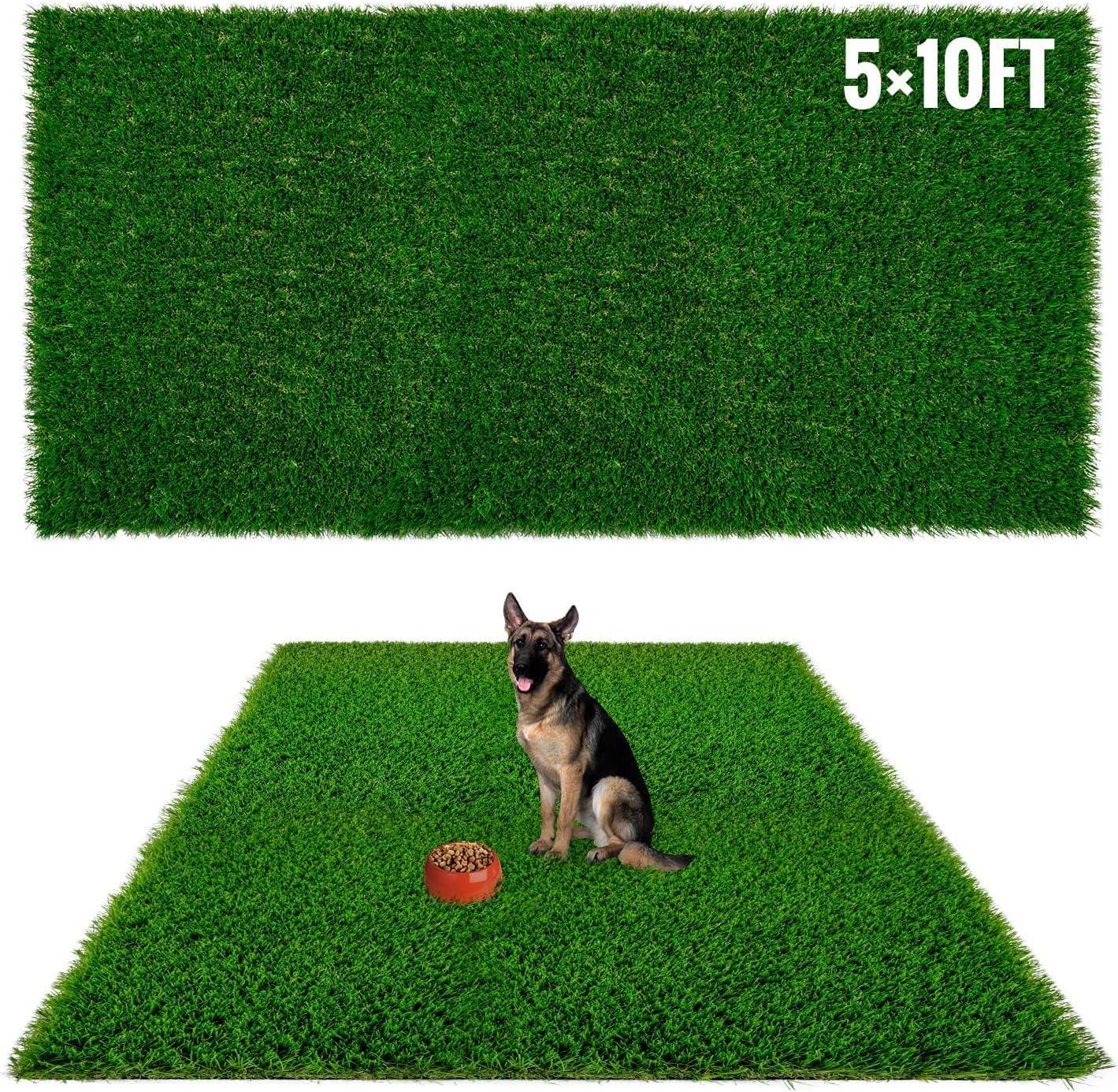 Sunturf Dog Pee Grass, Artificial Grass for Dogs, Fake Grass for Dogs Potty Training, Extra Large Dog Pads 5x8ft , Housebreaking Supplies, Indoor Outdoor Turf Grass, Washable Reusable - Image 13