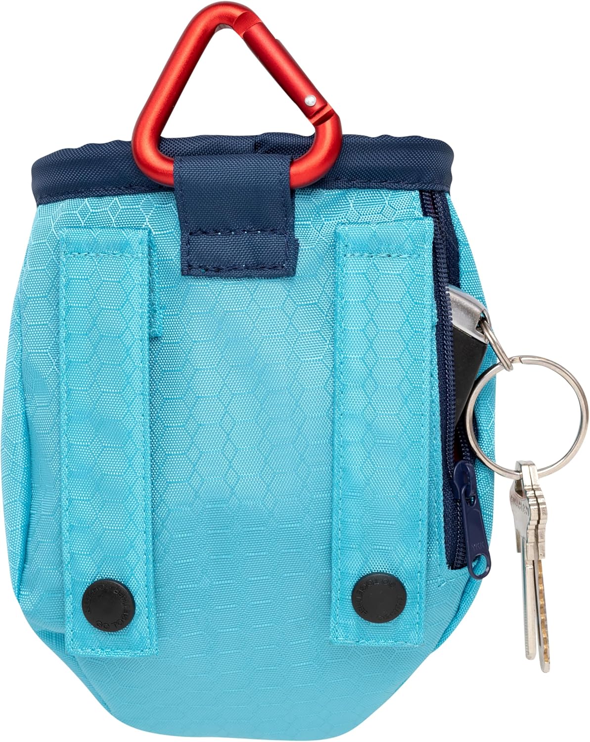 Reflective dog training bag for safe night walks with pet