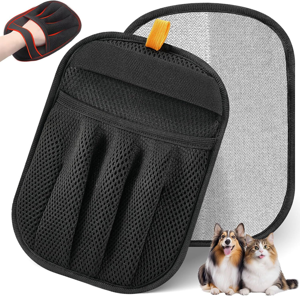 Salhap pet hair removal glove five-finger design front view