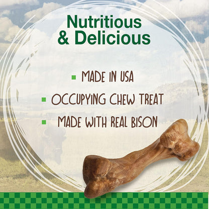 Nylabone rawhide free edible dog bones for small dogs
