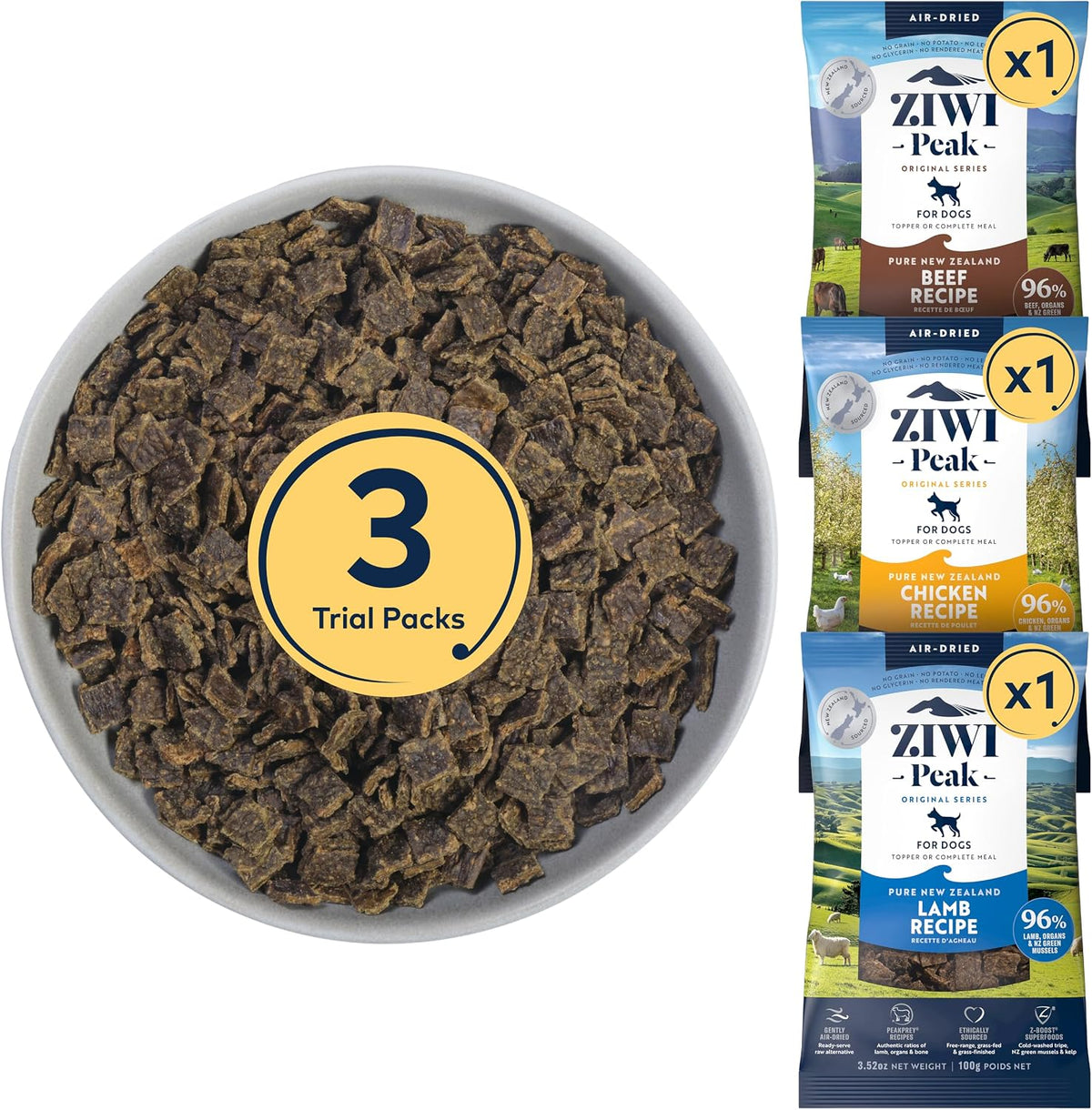 ZIWI Peak Air-Dried Dog Food - Lamb - All Natural, High Protein, Grain Free, Limited Ingredient w/ Superfoods (16oz) - Image 13