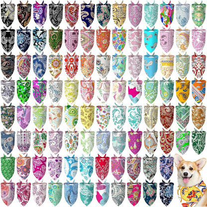 Huhumy 30 Pcs Adopt Me Dog Bandanas Bulk Pet Bibs Colorful Triangle Scarf Pet Adopt Me Bandanas for Medium Large Dogs Birthday Adoption Grooming Costume Decor - Image 14