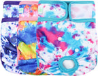 wegreeco Washable Reusable Premium Female Dog Diapers, Medium Dog Doggie Puppy & Doggy Diapers Female for Dog Waist 9.6"-14", Period Panties in Heat (Pack of 3, Medium) - Image 14