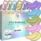 Bloomora Variety Under Eye Patches front box view hydrogel mask packaging