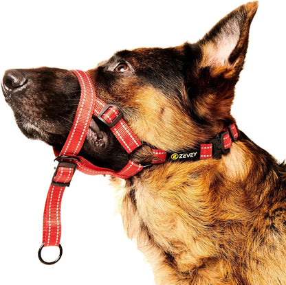 Adjustable Dog Head Halter with Safety Strap, Soft Padded Dog Head Collar for Small Medium Large Dogs, No-Pull Dog Harness for Training and Walking (Medium, Pink) - Image 9