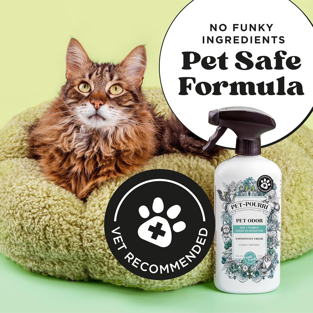 Poo-Pourri Pet-Pourri bottle in a clean home environment