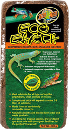Zoo Med Eco Earth three pack substrate bricks stacked together