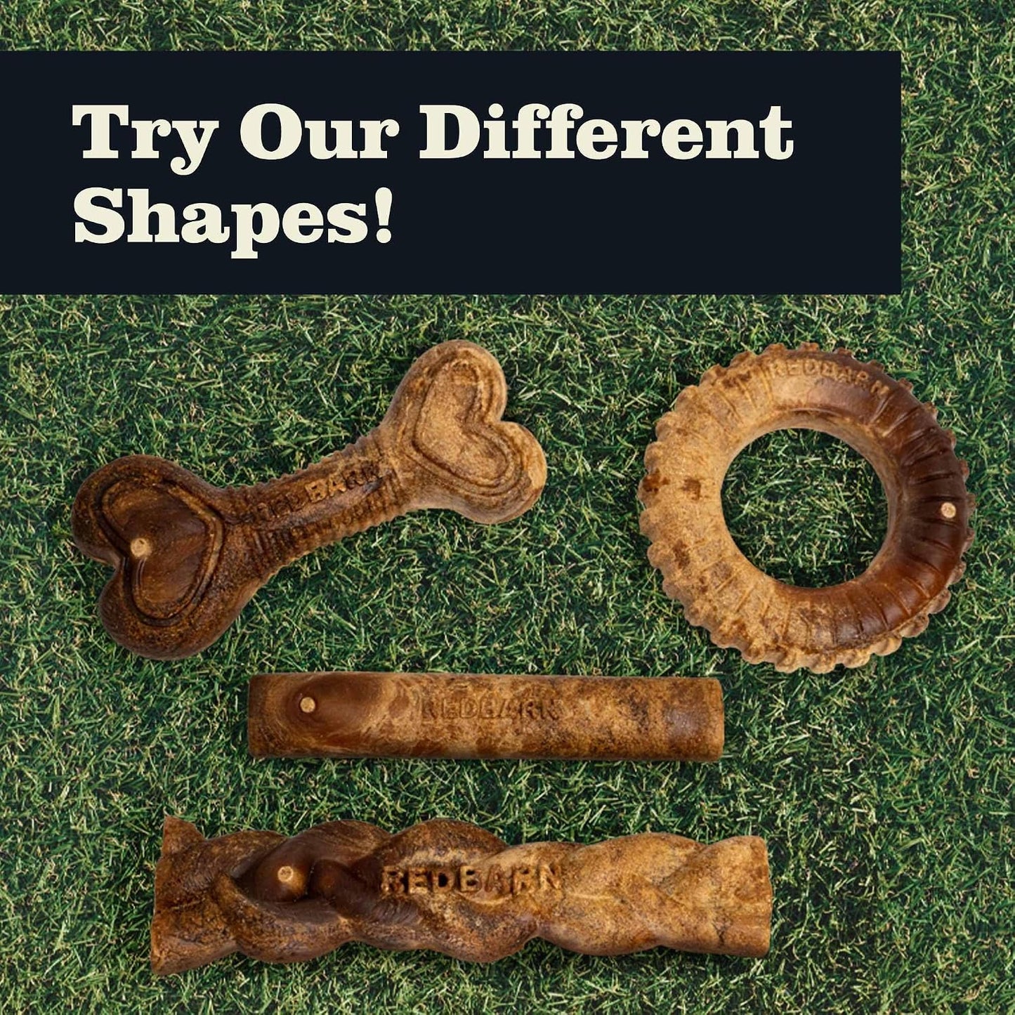 Natural hickory flavor dog chews for dental health