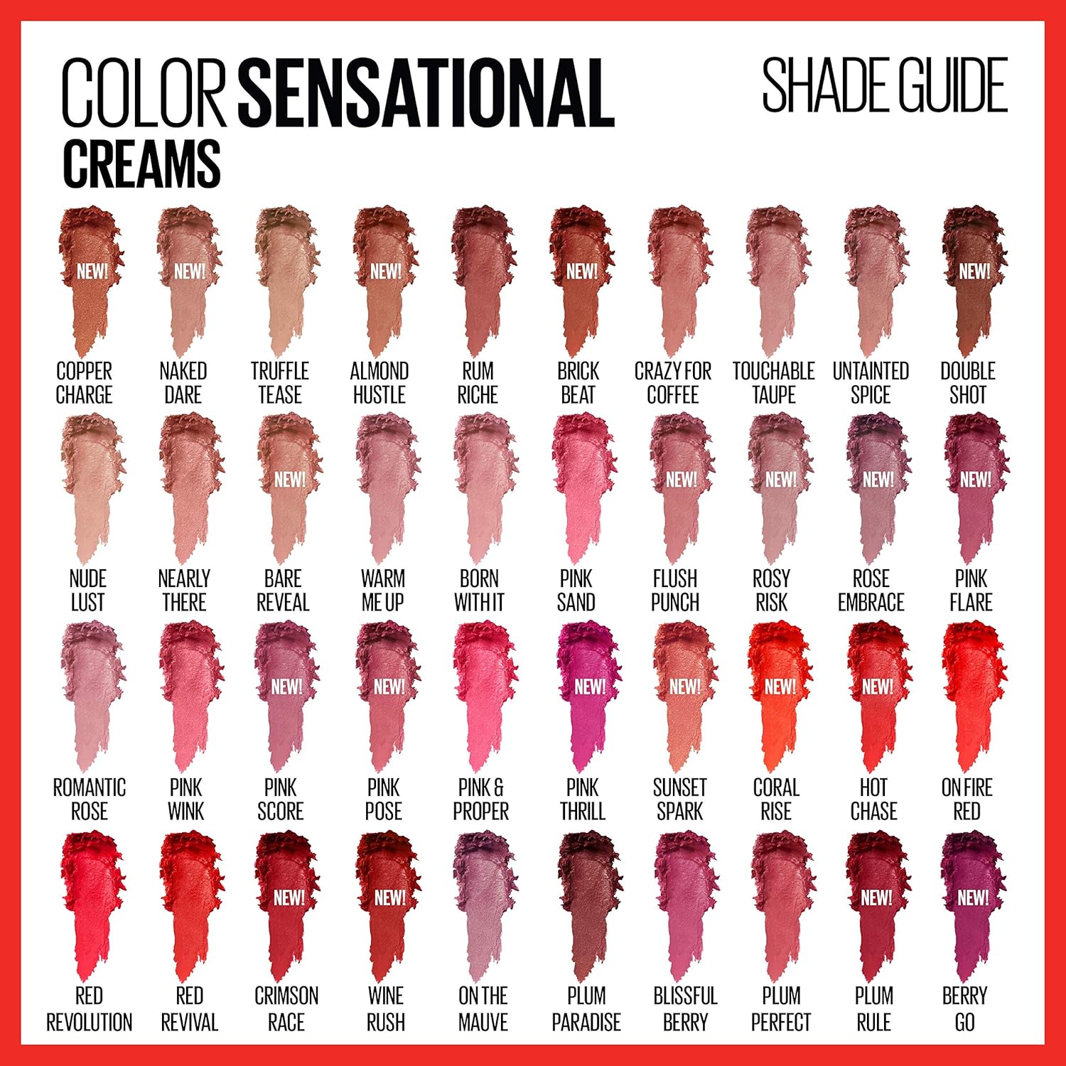 Maybelline New York hydrating lipstick pure pigment color formula details