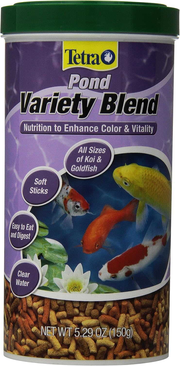 TetraPond Variety Blend, Pond Fish Food, for Goldfish and Koi Yellow 2.25 Pound (Pack of 1) - Image 12
