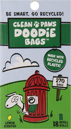 Authentic Clean Paws eco friendly waste bag rolls for Indian pet parents.