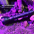 PEETPEN rechargeable blacklight showing USB charging port and aluminum body.