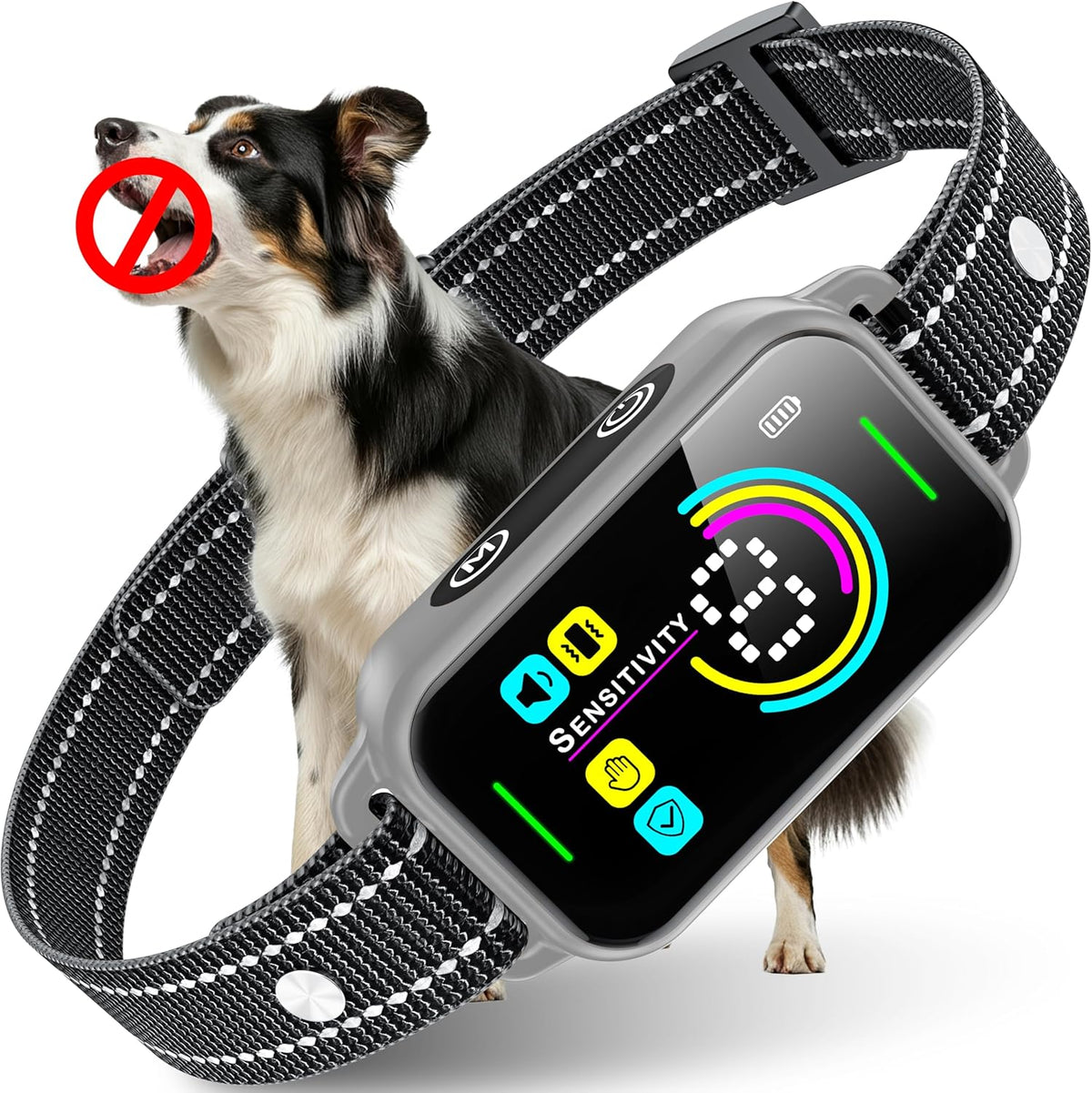 IP67 waterproof rating label on Dinjoo training collar