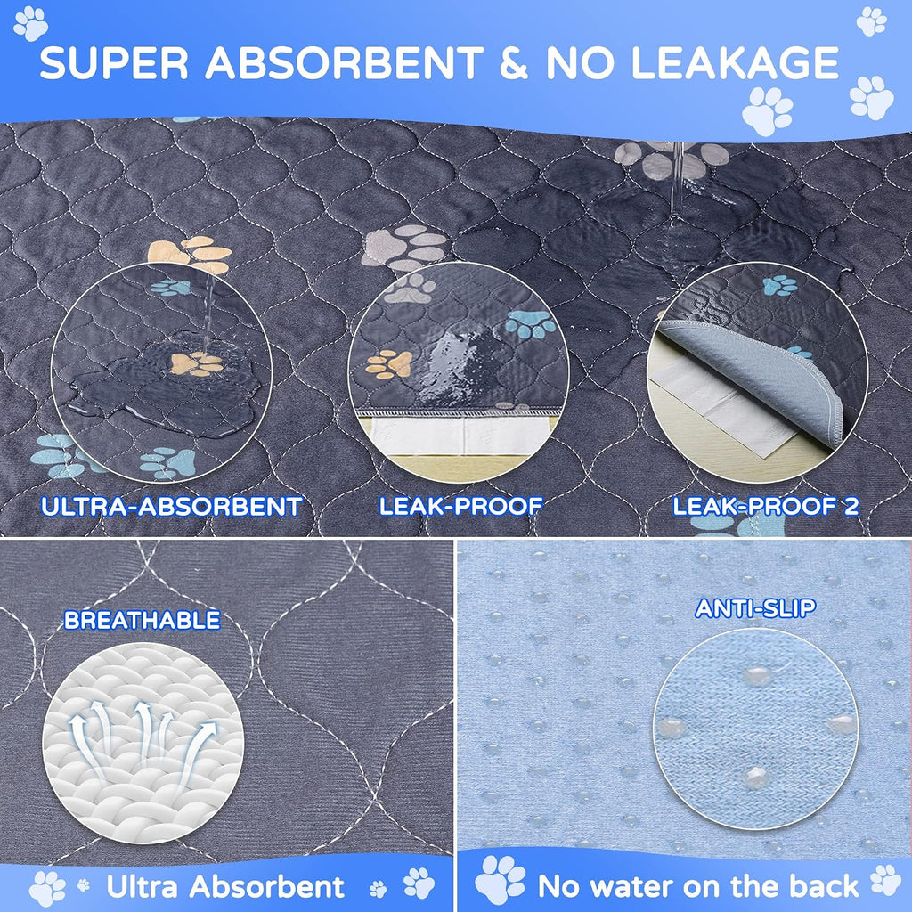 Aitmexcn waterproof puppy pad showing anti-slip bottom layer