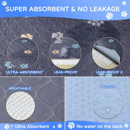 Aitmexcn waterproof puppy pad showing anti-slip bottom layer