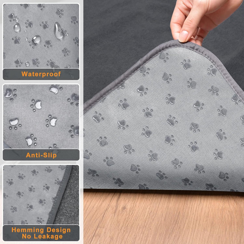 Loobani pet whelping pad showing absorbent surface fabric