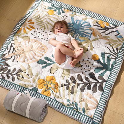 Momcozy Baby Play Mat Forest World front view