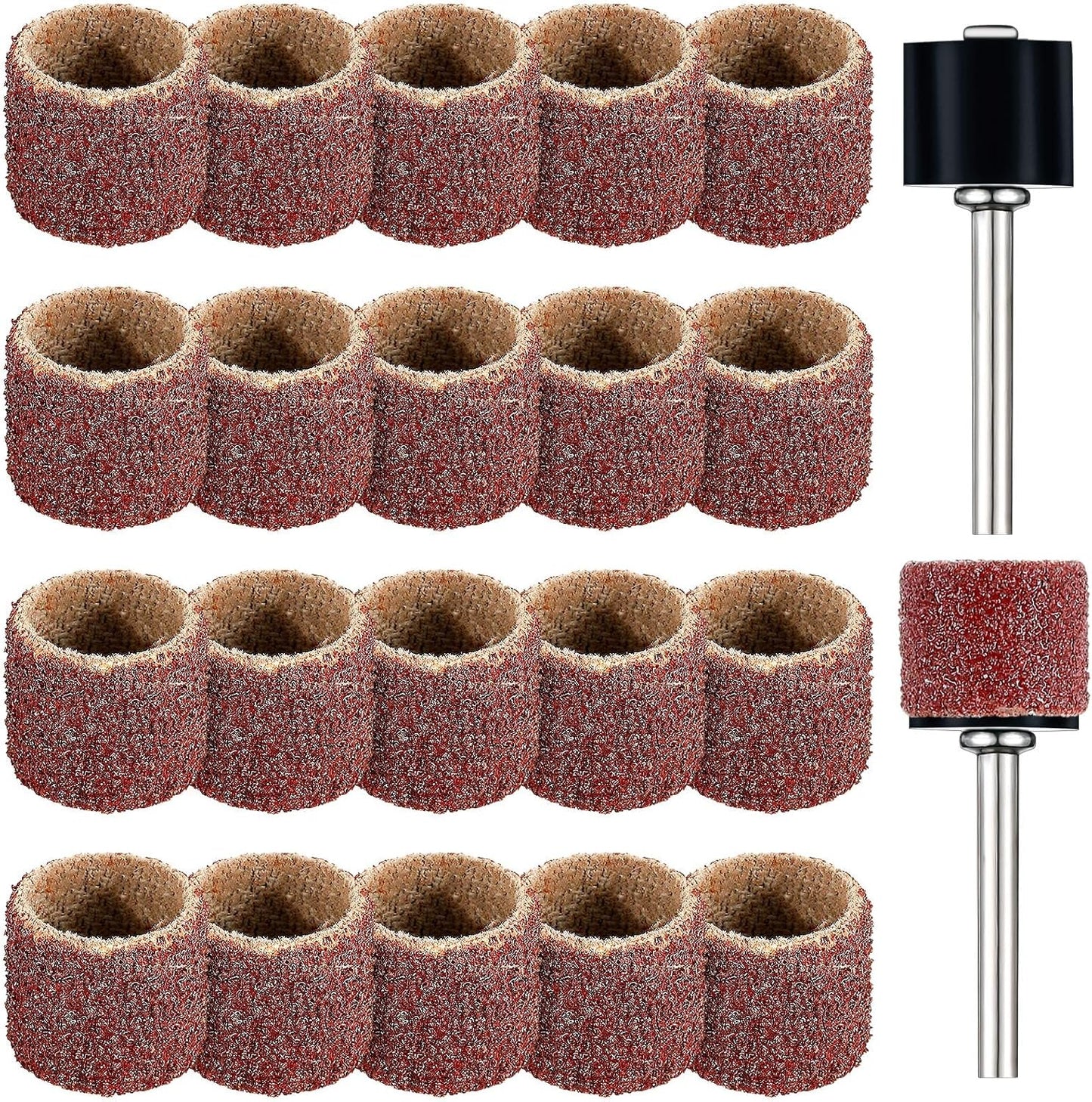 Replacement sanding bands and drums for animal grooming tools