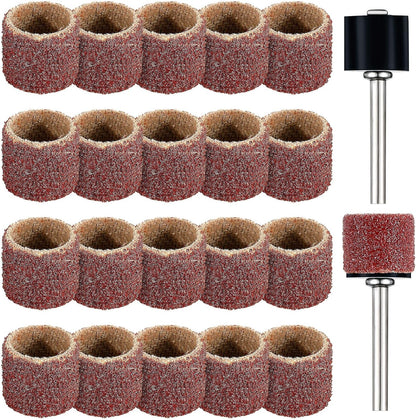 Replacement sanding bands and drums for animal grooming tools