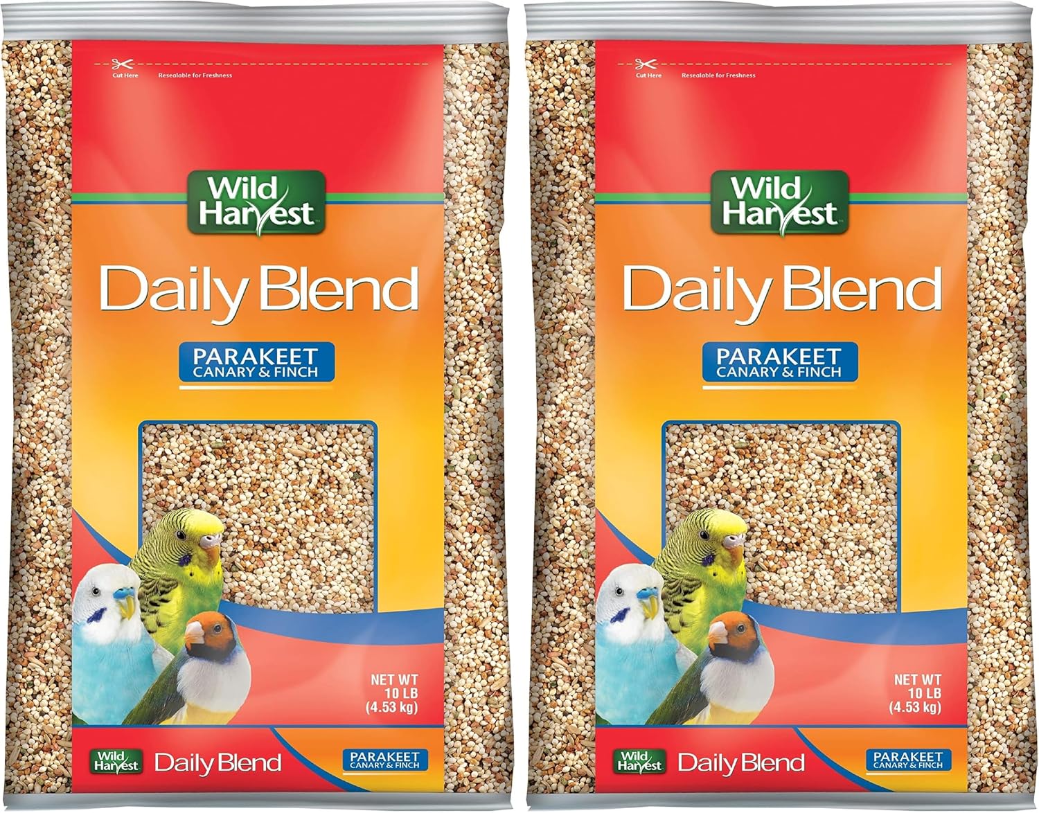 Wild Harvest Daily Blend Nutrition Diet for Parakeet, Canary and Finch 10 Pounds, Orange flavour - Image 9