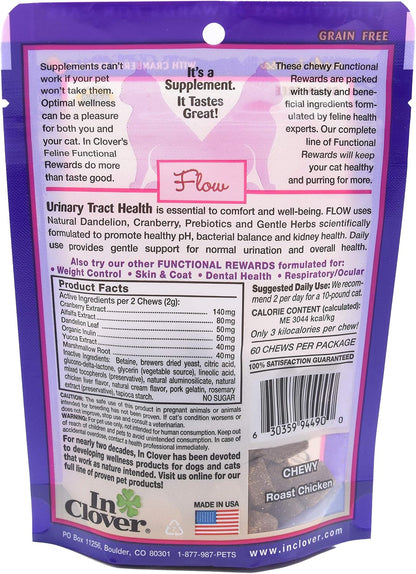 In Clover Flow natural cat supplement soft chew texture