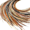 Feather Headz 21 Natural Color Hair Extensions kit front view