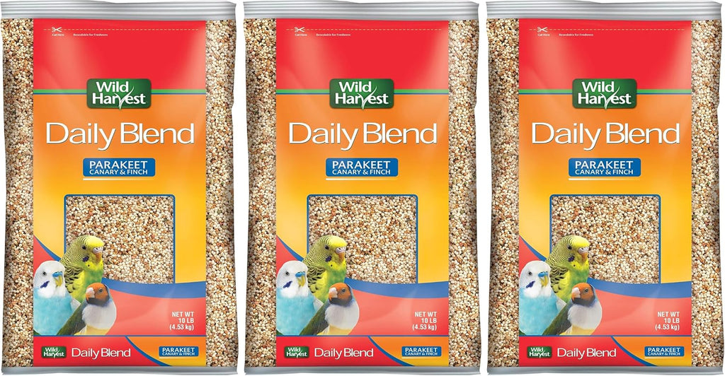 Wild Harvest Daily Blend Nutrition Diet for Parakeet, Canary and Finch 10 Pounds, Orange flavour - Image 10