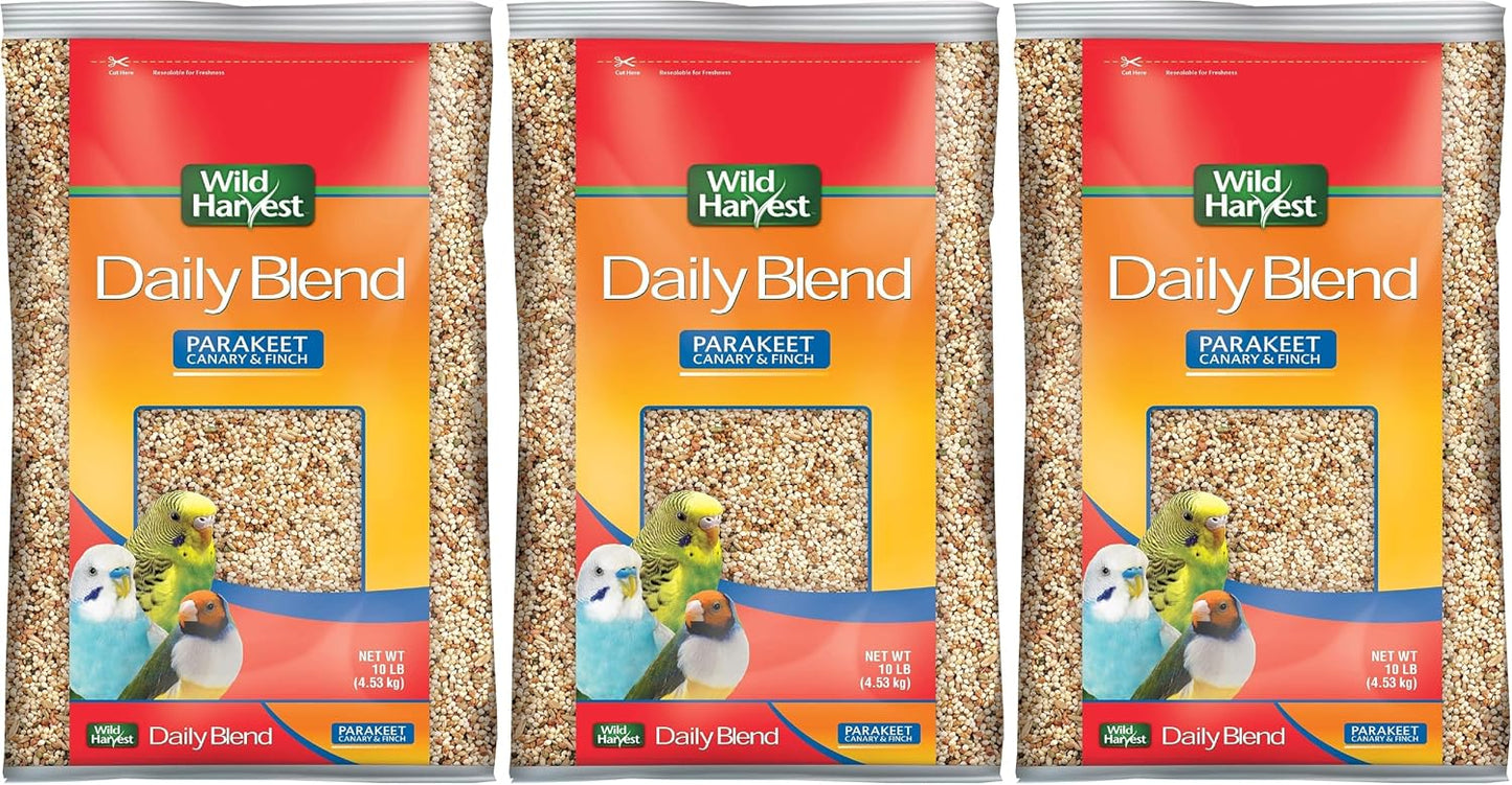 Wild Harvest Daily Blend Nutrition Diet for Parakeet, Canary and Finch 10 Pounds, Orange flavour - Image 10