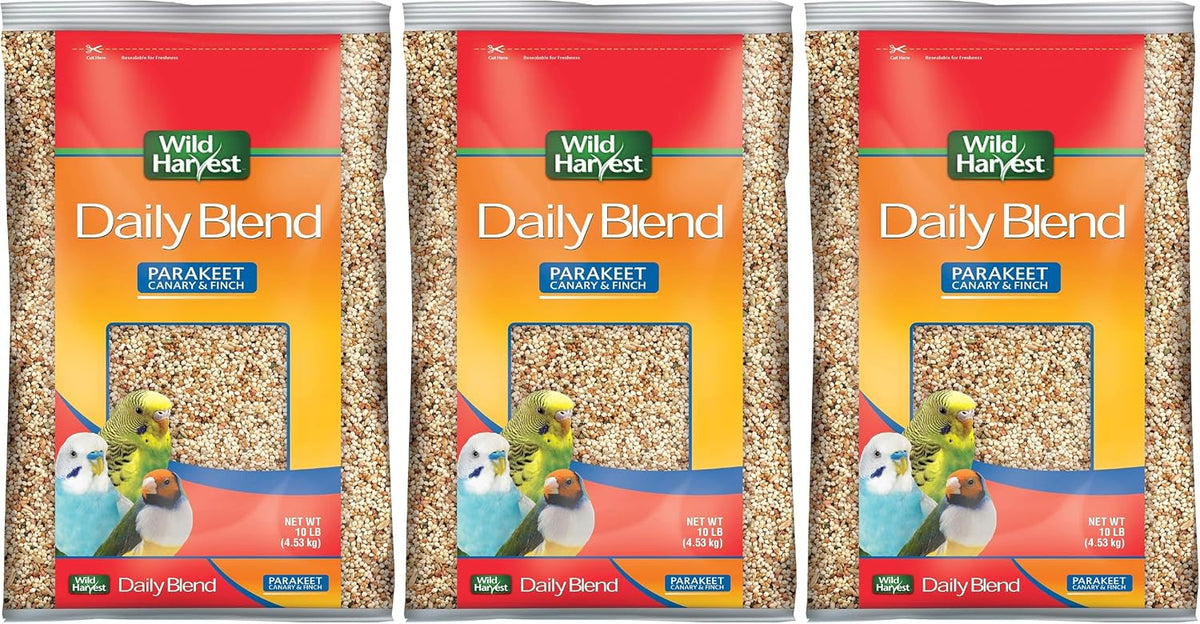 Wild Harvest Daily Blend Nutrition Diet for Parakeet, Canary and Finch 10 Pounds, Orange flavour - Image 10