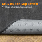 Dog lying on 72 by 72 inch Pick For Life whelping mat