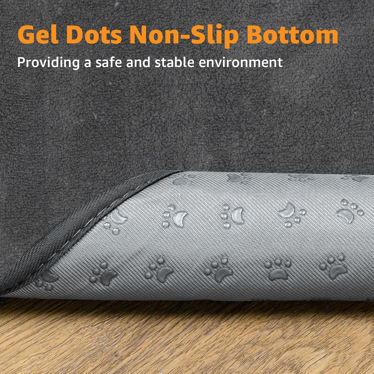 Dog lying on 72 by 72 inch Pick For Life whelping mat