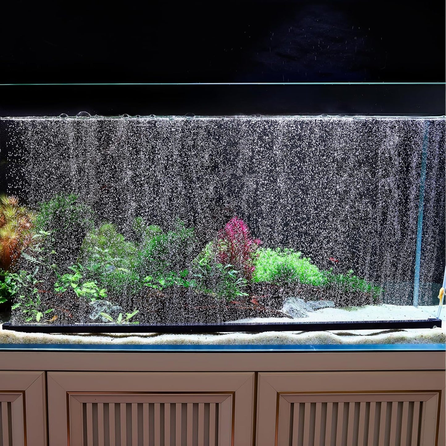 hygger Weighted Nano Mist Bubble Wall Bar, 9.8" Self-Sinking ABS Air Stone Strip with Gentle Oxygen Diffuser for Freshwater & Marine Aquarium, Hydroponics - Image 9