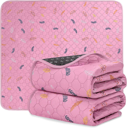 Sunheir Washable Pee Pads for Dogs , Thick Heavy Absorbency Reusable, Prevent Leakage, Waterproof , Non-Slip Pee Pads for Puppy Playpen, Crate, Whelping Box, Potty Training, Grey, 2 packs - Image 9
