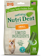 Nylabone Nutri Dent Dog Dental Chews - Natural Dog Teeth Cleaning & Breath Freshener - Dental Treats for Dogs - Filet Mignon Flavor, Small (64 Count) - Image 12