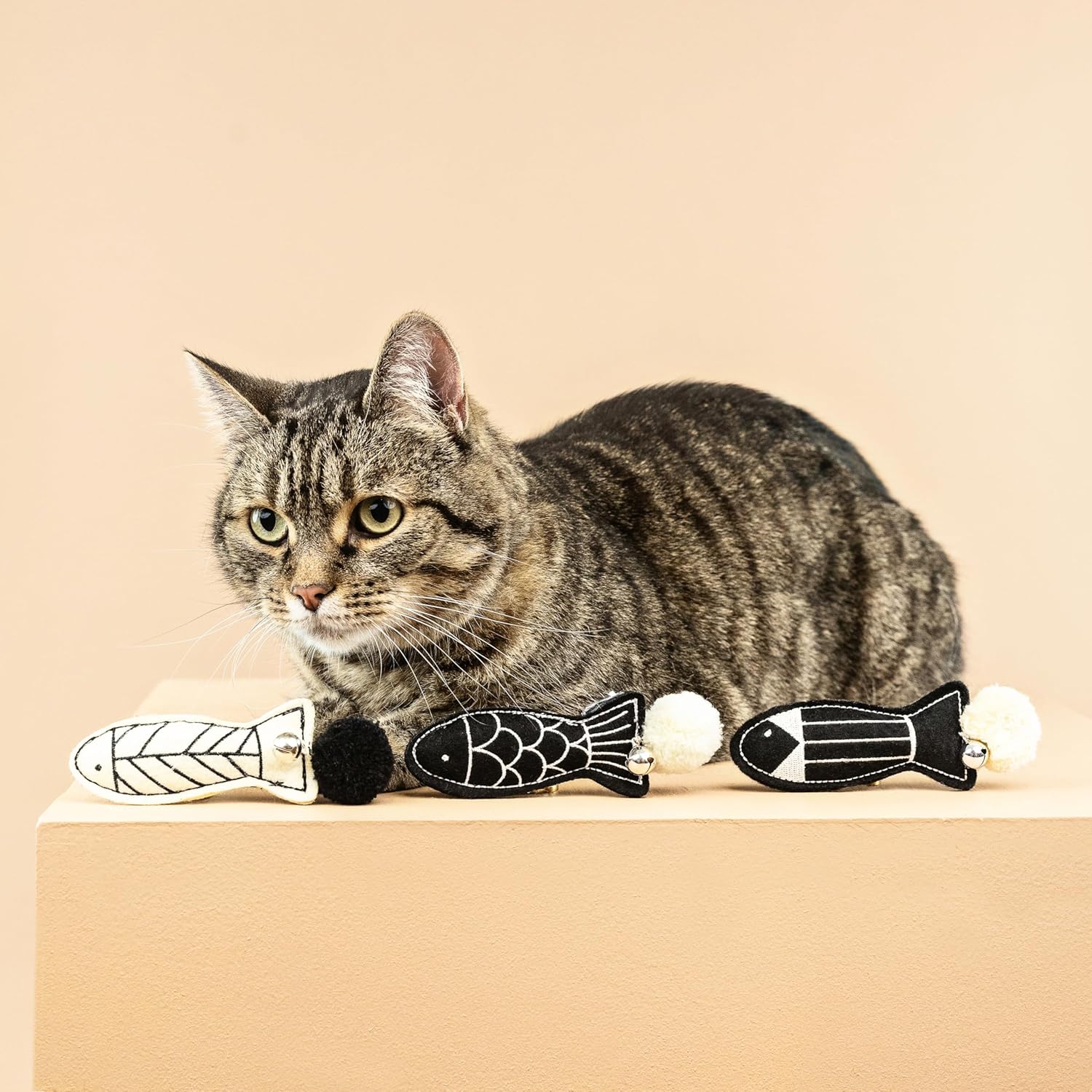 Fringe PetShop Collection durable cotton canvas catnip toys for indoor cats.