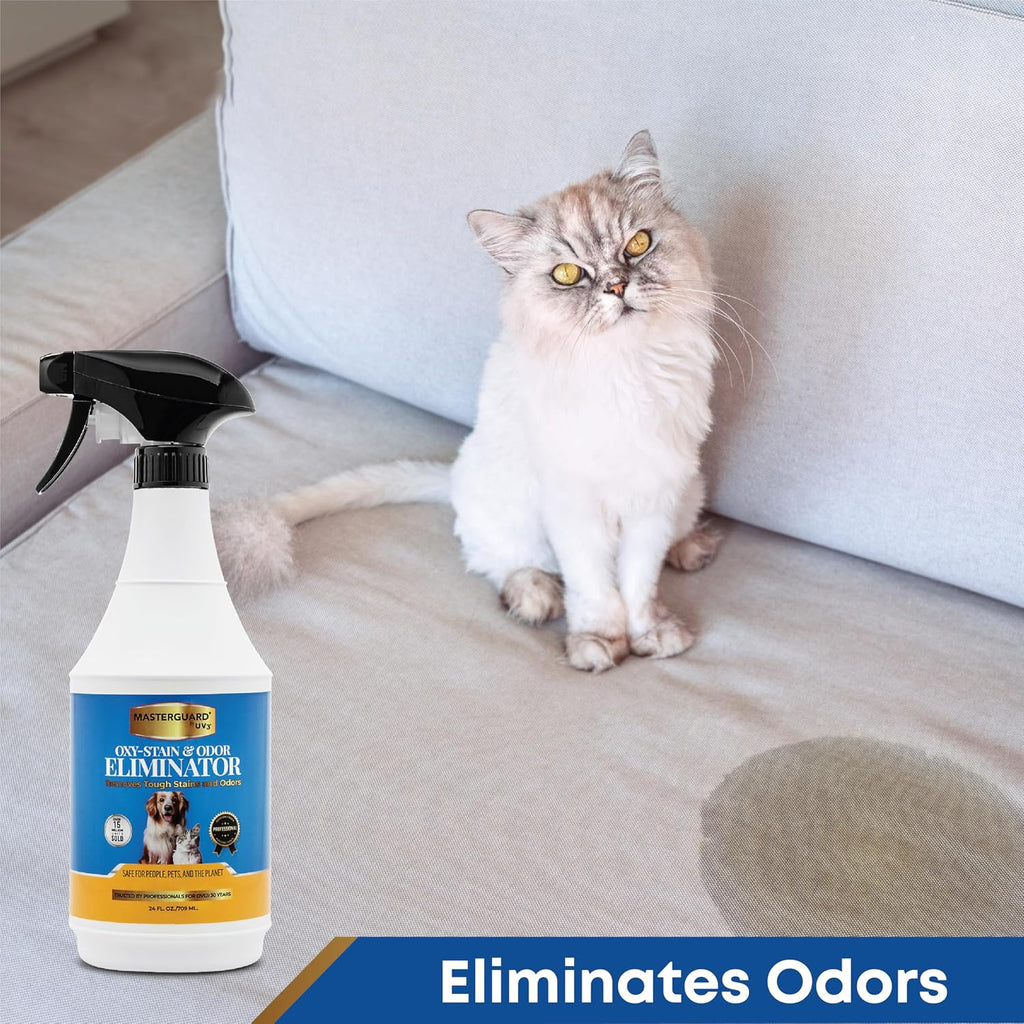 Eco friendly upholstery and clothing cleaner spray bottle details