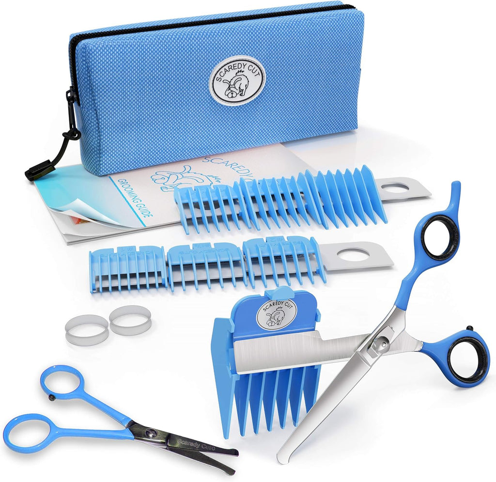 SCAREDY CUT Silent Pet Grooming Kit for Dog, Cat and All Pet Grooming - A Quiet Alternative to Electric Clippers for Sensitive Pets (Left-Handed Pink) - Image 12