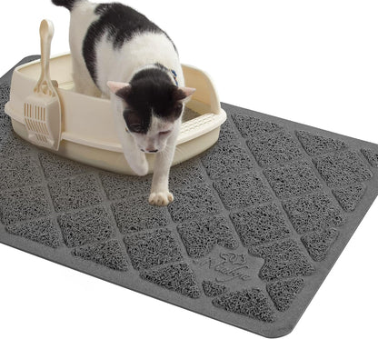 Niubya Premium Cat Litter Mat, Litter Box Mat with Non-Slip and Waterproof Backing, Litter Trapping Mat Soft on Kitty Paws and Easy to Clean, Cat Mat Traps Litter from Box - Image 13