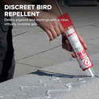 Close up of sticky bird deterrent gel texture