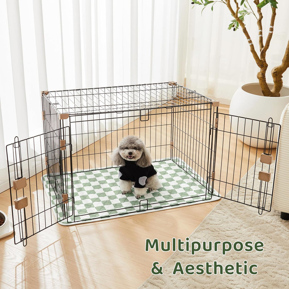 Non-slip waterproof bottom of Ralxion washable dog mat