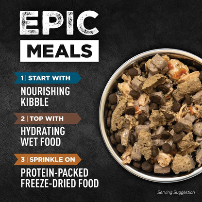 ORIJEN Epic Bites Freeze-Dried Dry Dog Food Tundra Recipe 6oz Bag - Image 9
