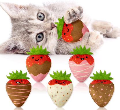 MALLMALL6 6Pcs Frosted Animal Cookie Catnip Crinkle Paper Sound Toys Gift for Cat, Catmint Teething Chew Kick Interactive Toy for Indoor Cats, Soft Candy Pet Presents Supplies for Kitten Lover - Image 10