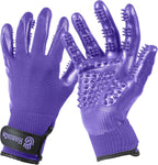 Pet Shedding, Bathing, Grooming, Hair Removing Gloves, Gentle Brush for Cats, Dogs, Horses by the #1 Ranked, Award-Winning Handson Gloves (Green, Medium) - Image 13