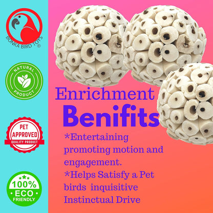 Lightweight spongy bird cage accessories for interactive foraging games