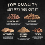 Vital Essentials Freeze Dried Dog Food, Raw Beef Crunchy Mini Nibs | Complete Meal or Topper | 96% Beef, Organs & Bone | Limited Ingredient, High Protein, Grain Free Dry Dog Food | 14 oz Bag - Image 10