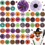 Huhumy 50 Pcs Summer Collar Bows for Dogs Hawaiian Bow Ties Flowers Charms Attachment for Small Medium Large Dogs Cats Collar Accessories Summer Party Costumes - Image 14
