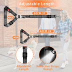 Adjustable dog car harness strap detail