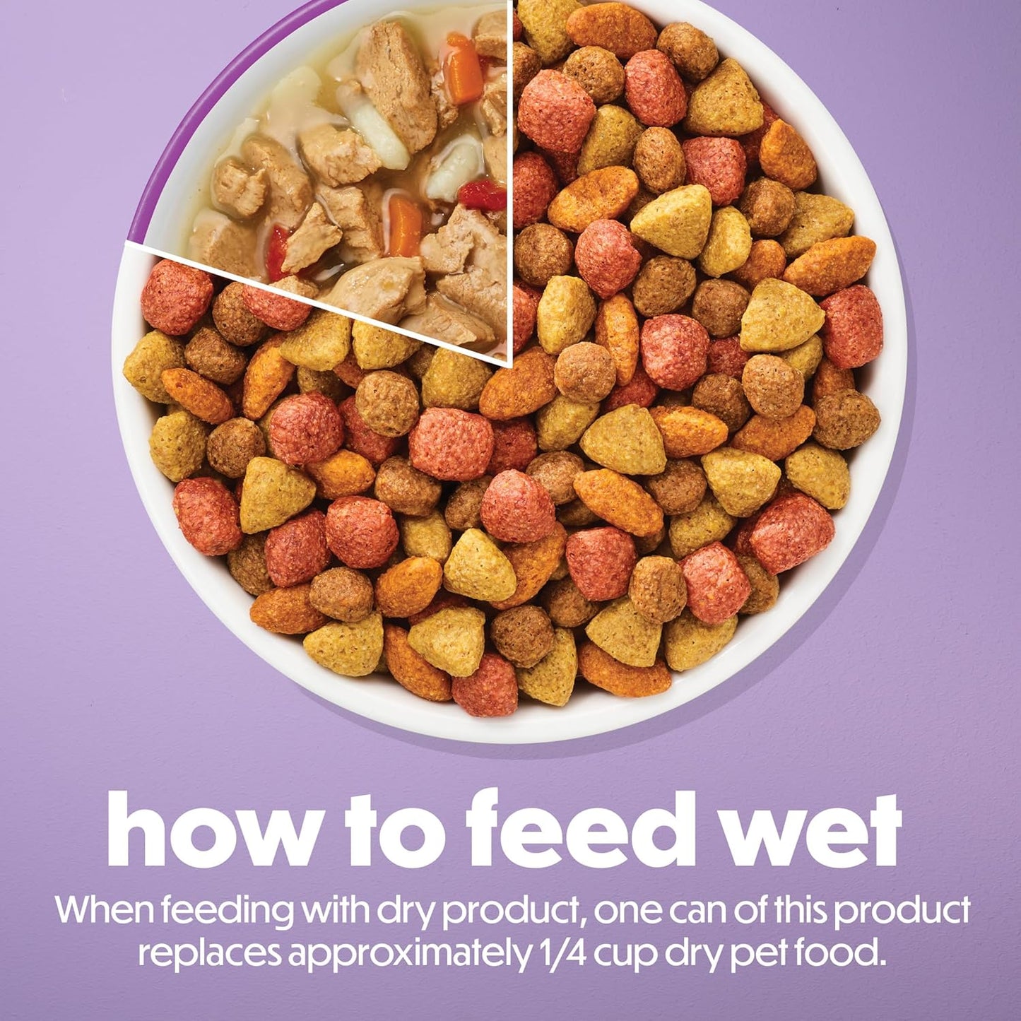 Wholesome grain and real meat wet dog food variety cans